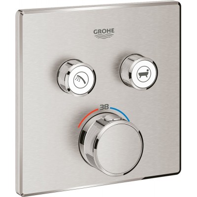 Термостат Grohe Grohtherm SmartControl 29124DC0 для ванны с душем, суперсталь