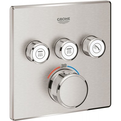 Термостат Grohe Grohtherm SmartControl 29126DC0 для душа, суперсталь