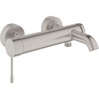 Смеситель Grohe Essence New 33624DC1 для ванны с душем, суперсталь