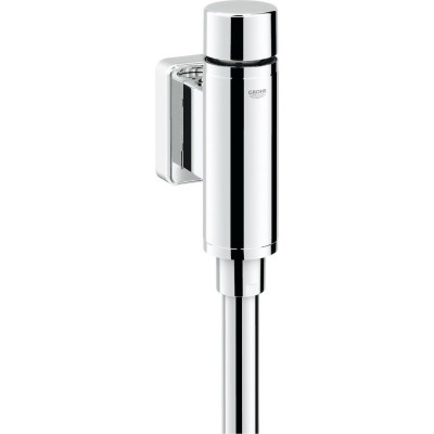 Смывное устройство для писсуаров Grohe Rondo 37342000 антивандальная металлическия кнопка