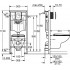 Комплект Grohe Solido 39586000 подвесной унитаз + инсталляция + кнопка