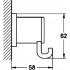Крючок Grohe Allure 40284000