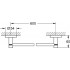 Полотенцедержатель Grohe Essentials 40366DA1 60 см, теплый закат