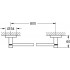 Полотенцедержатель Grohe Essentials 40386A01 темный графит