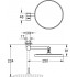 Косметическое зеркало Grohe Selection 41077A00 темный графит