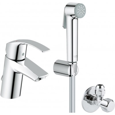 Смеситель Grohe Eurosmart New 23124002 для раковины с гигиеническим душем
