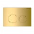 Комплект GROSSMAN 97.4411S.02.300 инсталляция с клавишей смыва золото глянец+унитаз GR-4411S безободковый