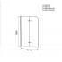 Шторка для ванны GROSSMAN GR-106/100 BLACK (100х150) алюминиевый профиль, стекло ПРОЗРАЧНОЕ 6мм 1 место