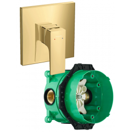 Смеситель для душа со скрытой частью Hansgrohe Metropol 32565990S золото Смеситель для душа со скрытой частью Hansgrohe Metropol 32565990S золото