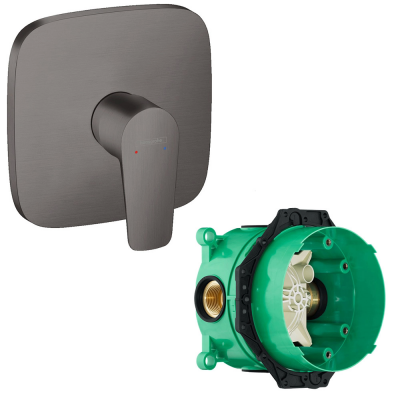 Комплект смеситель для душа и скрытая часть Hansgrohe 71765340S Talis E черный купить с доставкой. 100% Оригинал. Гарантия!