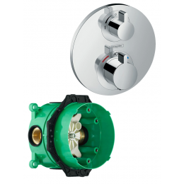 Термостат для ванны с душем со скрытой частью Hansgrohe Ecostat S 15758000S Термостат для ванны с душем со скрытой частью Hansgrohe Ecostat S 15758000S