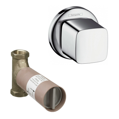 Вентиль запорный со скрытой частью Hansgrohe Metris 31677000S хром купить с доставкой. 100% Оригинал. Гарантия!