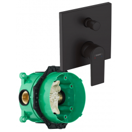 Смеситель для ванны со скрытой частью Hansgrohe Vernis Shape 71468670S черный матовый Смеситель для ванны со скрытой частью Hansgrohe Vernis Shape 71468670S черный матовый