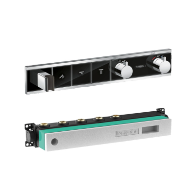 Термостат со скрытой частью Hansgrohe RainSelect 15356600S для 3 потребителей черный хром купить с доставкой. 100% Оригинал. Гарантия! Термостат со скрытой частью Hansgrohe RainSelect 15356600S для 3 потребителей черный хром купить с доставкой. 100% Оригинал. Гарантия!