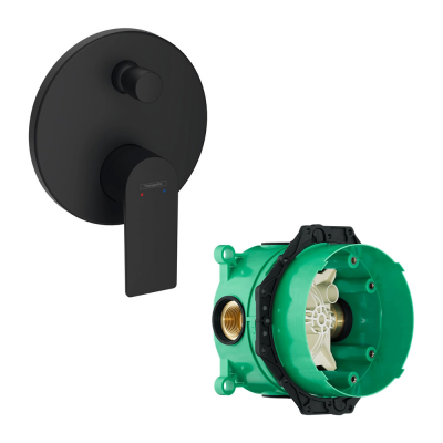 Смеситель для душа со скрытой частью Hansgrohe Rebris 72468670S черный матовый купить с доставкой. 100% Оригинал. Гарантия! Смеситель для душа со скрытой частью Hansgrohe Rebris 72468670S черный матовый купить с доставкой. 100% Оригинал. Гарантия!