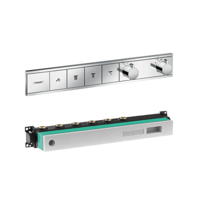 Термостат для ванны со скрытой частью Hansgrohe RainSelect на 4 потребителя 15382000S купить с доставкой. 100% Оригинал. Гарантия! Термостат для ванны со скрытой частью Hansgrohe RainSelect на 4 потребителя 15382000S купить с доставкой. 100% Оригинал. Гарантия!