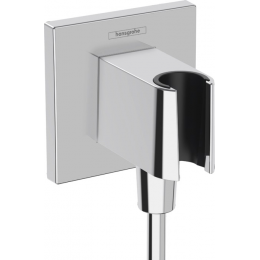 Шланговое подключение с держателем для душа Hansgrohe FixFit E 26889000 хром