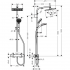 Душевая система Hansgrohe Crometta S 240 Varia Showerpipe 26785000