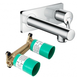 Комплект смеситель для раковины и скрытая часть Hansgrohe 72110000S Talis S хром Комплект смеситель для раковины и скрытая часть Hansgrohe 72110000S Talis S хром