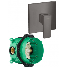 Смеситель для душа со скрытой частью Hansgrohe Metropol 32565340S шлифованный черный хром Смеситель для душа со скрытой частью Hansgrohe Metropol 32565340S шлифованный черный хром