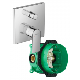 Смеситель для ванны со скрытой частью Vernis Shape Hansgrohe 71468000S хром Смеситель для ванны со скрытой частью Vernis Shape Hansgrohe 71468000S хром