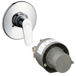 Комплект смеситель для душа и скрытая часть Hansgrohe 31967000S Focus E2 хром