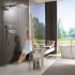 Верхний душ Hansgrohe Rainmaker Select 460 24015400 белый - хром