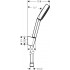Душевой гарнитур Hansgrohe Pulsify 105 1jet 24301670 1,25 м, черный