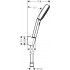 Душевой гарнитур Hansgrohe Pulsify Relaxation 105 3jet 24303670 1,6 м, черный