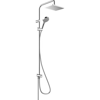 Душевая стойка Hansgrohe Vernis Shape 26289000 Showerpipe 230 1jet Reno EcoSmart хром