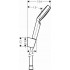 Душевой гарнитур Hansgrohe Crometta 1jet EcoSmart 1,25м 26568400 9 л