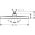 Верхний душ Hansgrohe Crometta S 240 1jet EcoSmart 26724000 9 л