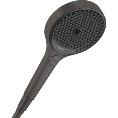 Душевая лейка Hansgrohe Rainfinity 130 26865340 шлифованный черный хром