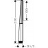 Душевая лейка Hansgrohe Rainfinity 100 26867670 матовый черный