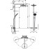 Душевая стойка Hansgrohe Raindance Select S 240 2jet 27129400 Showerpipe
