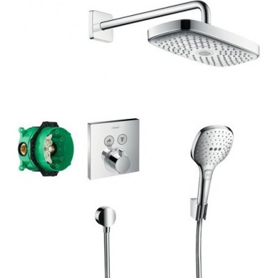 Душевой комплект Hansgrohe Raindance Select E ShowerSelect 27296000 С ВНУТРЕННЕЙ ЧАСТЬЮ