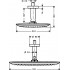 Верхний душ Hansgrohe PuraVida 27390400