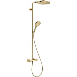 Душевая стойка Hansgrohe Raindance Select S 240 1jet 27633990 Showerpipe, полированное золото