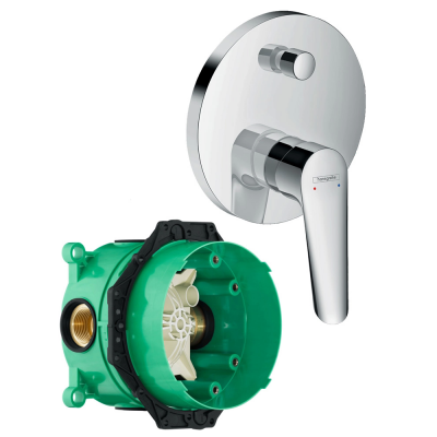 Смеситель для ванны со скрытой частью Hansgrohe Logis E 71404000S хром купить с доставкой. 100% Оригинал. Гарантия! Смеситель для ванны со скрытой частью Hansgrohe Logis E 71404000S хром купить с доставкой. 100% Оригинал. Гарантия!