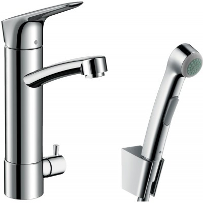 Смеситель Hansgrohe Logis 31515000 для раковины с гигиеническим душем, хром