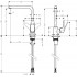 Смеситель Hansgrohe Focus M41 31827800 для кухонной мойки, сталь