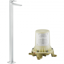 Смеситель для раковины напольный со скрытой частью Hansgrohe Metropol 74530000S хром