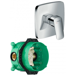 Смеситель для душа со скрытой частью Hansgrohe Logis 71605000S хром Смеситель для душа со скрытой частью Hansgrohe Logis 71605000S хром