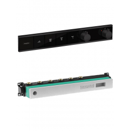 Термостат для душа со скрытой частью Hansgrohe RainSelect 15382670S черный Термостат для душа со скрытой частью Hansgrohe RainSelect 15382670S черный