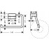 Держатель туалетной бумаги Hansgrohe AddStoris 41771670 черный
