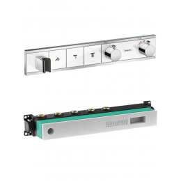 Термостат для душа со скрытой частью Hansgrohe RainSelect 15356400S на 3 потребителя Термостат для душа со скрытой частью Hansgrohe RainSelect 15356400S на 3 потребителя