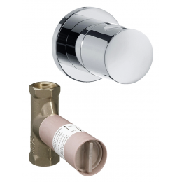 Вентиль запорный со скрытой частью Hansgrohe 15972000S52 хром Вентиль запорный со скрытой частью Hansgrohe 15972000S52 хром