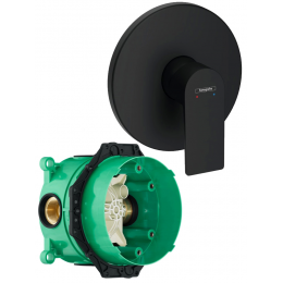 Смеситель для душа со скрытой частью Hansgrohe Rebris E 72668670S черный матовый