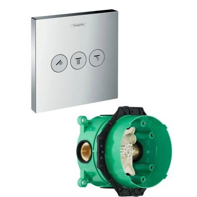 Переключатель потоков со скрытой частью Hansgrohe ShowerSelect 15764000S хром купить с доставкой. 100% Оригинал. Гарантия! Переключатель потоков со скрытой частью Hansgrohe ShowerSelect 15764000S хром купить с доставкой. 100% Оригинал. Гарантия!