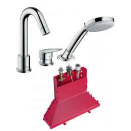 Смеситель для ванны со скрытой частью Hansgrohe Logis 71310000S хром Смеситель для ванны со скрытой частью Hansgrohe Logis 71310000S хром